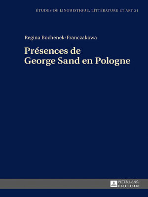 cover image of Présences de George Sand en Pologne